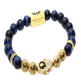 PULSERA MANO DE FÁTIMA CON PIEDRAS SEMIPRECIOSAS