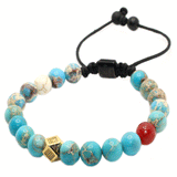 PULSERA CASUAL CON PIEDRAS SEMIPRECIOSAS