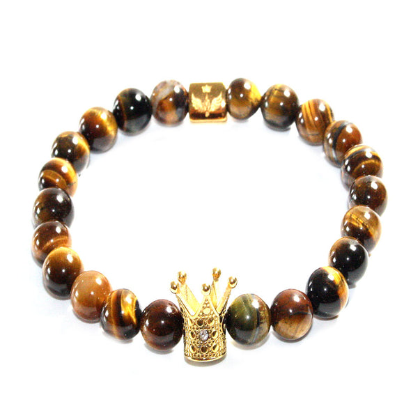 PULSERA CORONA EN ACERO INOXIDABLE 316