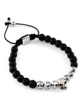 PULSERA CALAVERA EN PLATA DE LEY 925
