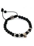 PULSERA CALAVERA EN PLATA DE LEY 925